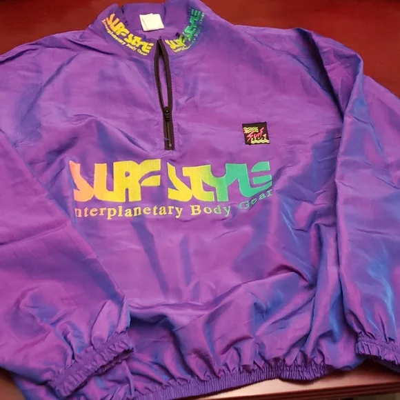 Surf Style Multicolor Windbreaker - Picture 1 of 11